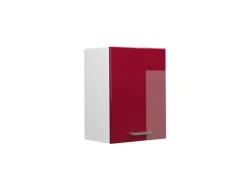Clearance Vicco Hängeschrank R-Line Hängender Küchenschrank Bordeaux Hochglanz/Weiß 45 cm Bordeaux-Glanz