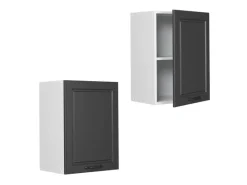 Vicco Hängeschrank R-Line Hängender Küchenschrank Anthrazit Landhaus/Weiß 45 cm< Küchenschränke