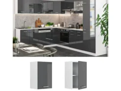 Vicco Hängeschrank R-Line Hängender Küchenschrank Hochglanz/Weiß 40 cm< Küchenschränke