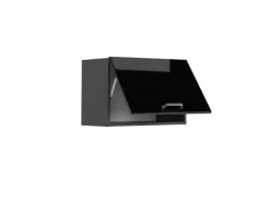 Hot Vicco Hängeschrank R-Line Hängender Küchenschrank Schwarz Hochglanz/Anthrazit 60 cm Flach Schwarz Glänzend
