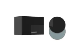 Hot Vicco Hängeschrank R-Line Hängender Küchenschrank Schwarz Hochglanz/Anthrazit 60 cm Flach Schwarz Glänzend