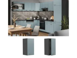 Best Vicco Hängeschrank R-Line Hängender Küchenschrank Blau-Grau/Anthrazit 30 cm Blaugrau