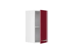 Vicco Hängeschrank R-Line Hängender Küchenschrank Bordeaux Hochglanz/Weiß 30 cm< Pfannen|Küchenschränke