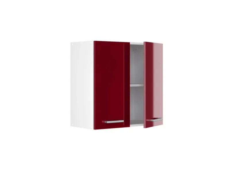 Küchenschränke<Vicco Hängeschrank R-Line Hängender Küchenschrank Bordeaux Hochglanz/Weiß 60 cm