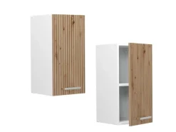 Best Vicco Hängeschrank R-Line Hängender Küchenschrank Artisan-Eiche/Weiß 30 cm Artisan Eiche