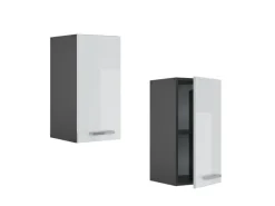 Best Vicco Hängeschrank R-Line Hängender Küchenschrank Hochglanz/Anthrazit 30 cm Weiß