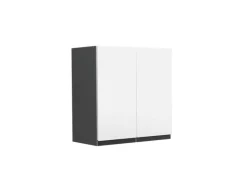 Clearance Vicco Hängeschrank R-Line Hängender Küchenschrank /Anthrazit 60 cm J-Shape Weiß