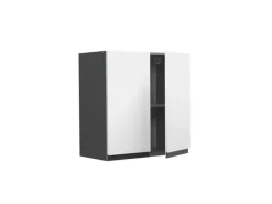 Clearance Vicco Hängeschrank R-Line Hängender Küchenschrank /Anthrazit 60 cm J-Shape Weiß