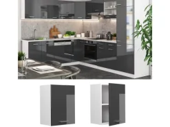 Küchenschränke|Einbauküchen<Vicco Hängeschrank R-Line Hängender Küchenschrank Hochglanz/Weiß 45 cm