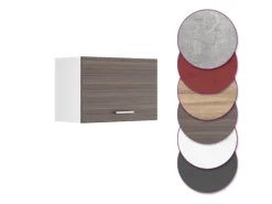 Discount Vicco Hängeschrank R-Line Hängender Küchenschrank Grau/Weiß 60 cm Flach Edelgrau