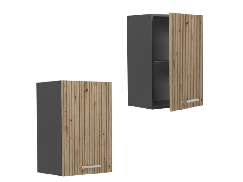 Küchenschränke<Vicco Hängeschrank R-Line Hängender Küchenschrank Artisan-Eiche/Anthrazit 40 cm