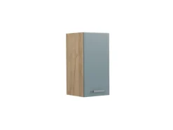 New Vicco Hängeschrank R-Line Hängender Küchenschrank Blau-Grau/Goldkraft Eiche 30 cm Blaugrau