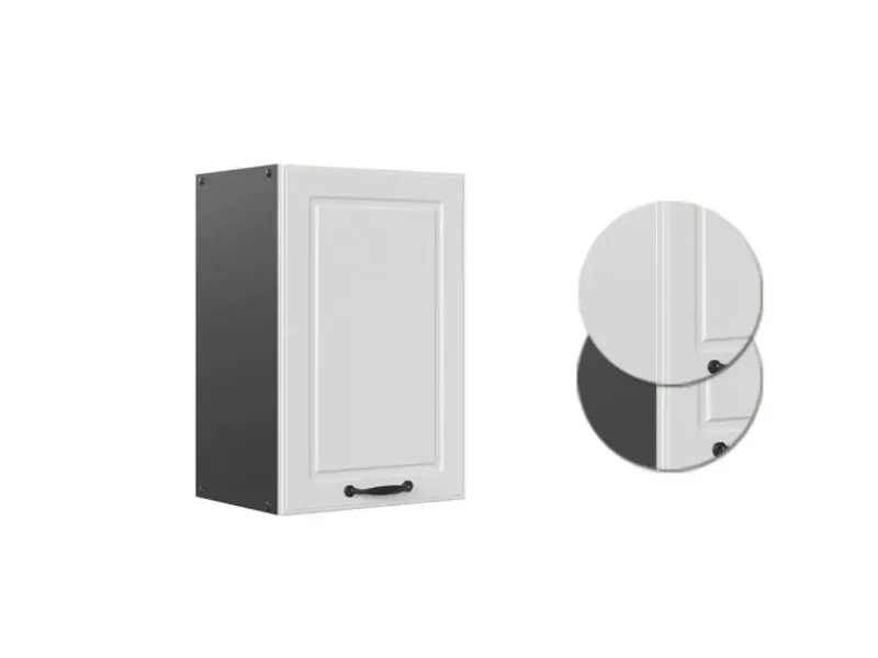 Vicco Hängeschrank R-Line Hängender Küchenschrank Landhaus/Anthrazit 40 cm< Küchenschränke