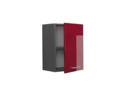 Küchenschränke<Vicco Hängeschrank R-Line Hängender Küchenschrank Bordeaux Hochglanz/Anthrazit 45 cm
