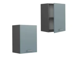 Küchenschränke<Vicco Hängeschrank R-Line Hängender Küchenschrank Blau-Grau/Anthrazit 45 cm