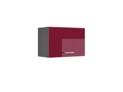 Küchenschränke<Vicco Hängeschrank R-Line Hängender Küchenschrank Bordeaux Hochglanz/Anthrazit 60 cm Flach