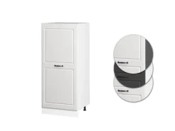 Vicco Hochschrank R-Line Küchenkommode Landhaus/ 60 cm Weiß