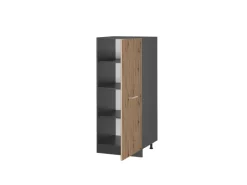 New Vicco Hochschrank R-Line Küchenkommode Artisan-Eiche/Anthrazit 60 cm Artisan Eiche
