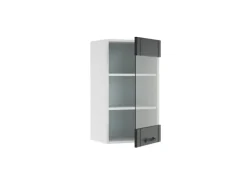 Online Vicco Küchenglasschrank Fame-Line Glashängeschrank Anthrazit/Weiß 40 cm Anthrazitgrau