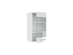 Vicco Küchenglasschrank Fame-Line Glashängeschrank Hochglanz/ 40 cm< Herde|Gefrierschränke