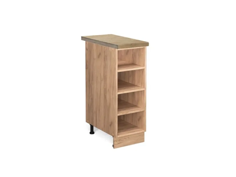 Küchenregale|Küchenschränke<Vicco Küchenregal Fame-Line Offener Küchenschrank Goldkraft 30 cm AP