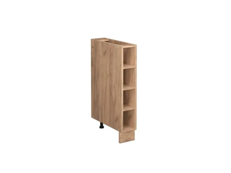 Vicco Küchenregal Fame-Line Goldkraft /Goldkraft 15 cm ohne Arbeitsplatte< Küchenregale|Küchenschränke