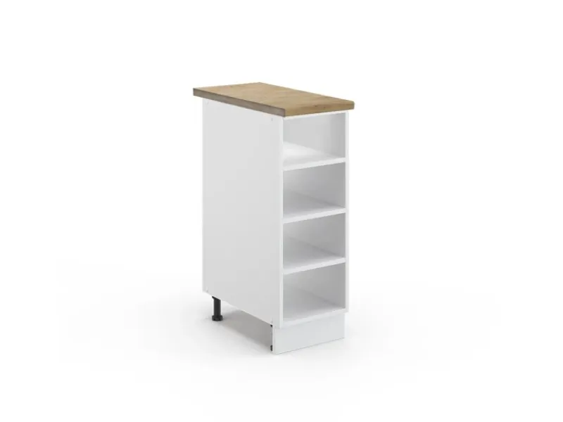 Küchenregale<Vicco Küchenregal Fame-Line Offener Küchenschrank / 30 cm AP Eiche