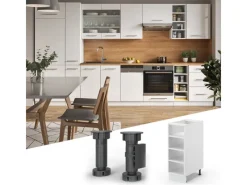 Vicco Küchenregal Fame-Line Offener Küchenschrank / 30 cm AP Marmor< Küchenregale