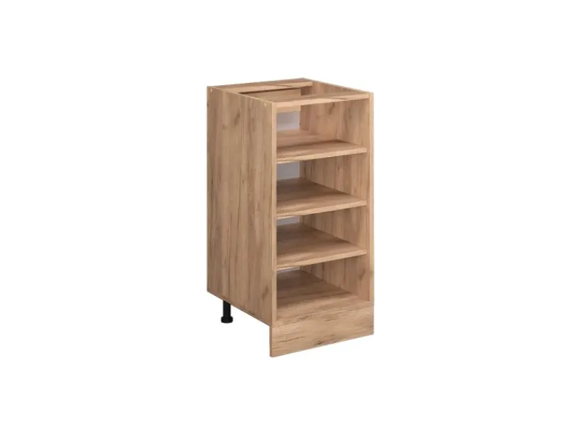 Best Vicco Küchenregal R-Line Goldkraft /Goldkraft 40 cm ohne Arbeitsplatte Eiche