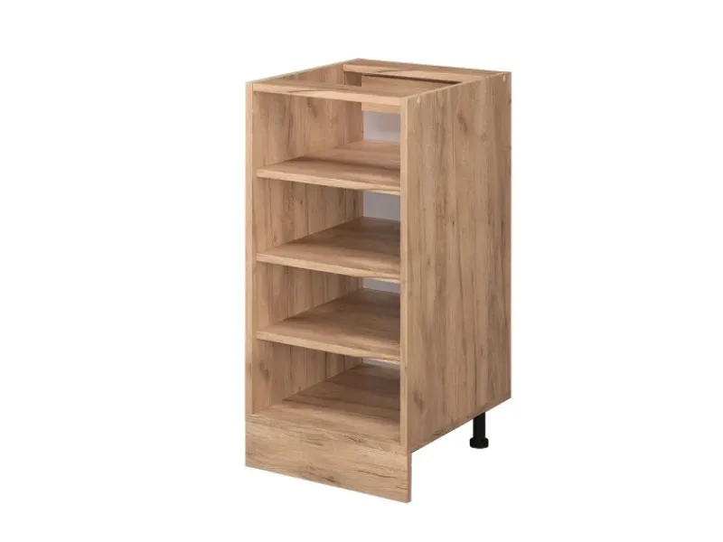 Best Vicco Küchenregal R-Line Goldkraft /Goldkraft 40 cm ohne Arbeitsplatte Eiche