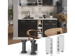 Vicco Küchenregal R-Line Offener Küchenschrank 15 cm ohne Arbeitsplatte< Küchenregale|Küchenschränke