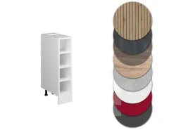 Küchenregale|Küchenschränke<Vicco Küchenregal R-Line Offener Küchenschrank / 20 cm AP Eiche