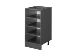New Vicco Küchenregal R-Line Offener Küchenschrank / AP Marmor Anthrazit