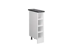 Clearance Vicco Küchenregal R-Line Offener Küchenschrank 20 cm AP Anthrazit Weiß