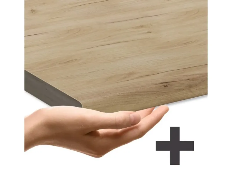 Best Vicco Küchenregal R-Line Offener Küchenschrank 40 cm AP Eiche Weiß