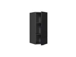 Outlet Vicco Küchenschränke Fame-Line Hängender Küchenschrank Gestreift 30 cm Schwarz