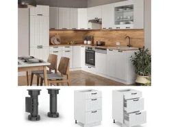Vicco Küchenunterschrank Fame-Line Landhaus/ 50 cm ohne Arbeitsplatte< Küchenschränke