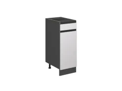 Best Vicco Küchenunterschrank R-Line /Anthrazit 30 cm J-Shape ohne Arbeitsplatte Weiß