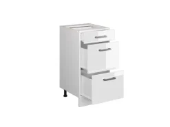 Küchenschränke<Vicco Küchenunterschrank R-Line Hochglanz/ 40 cm mit Schubladen ohne Arbeitsplatte