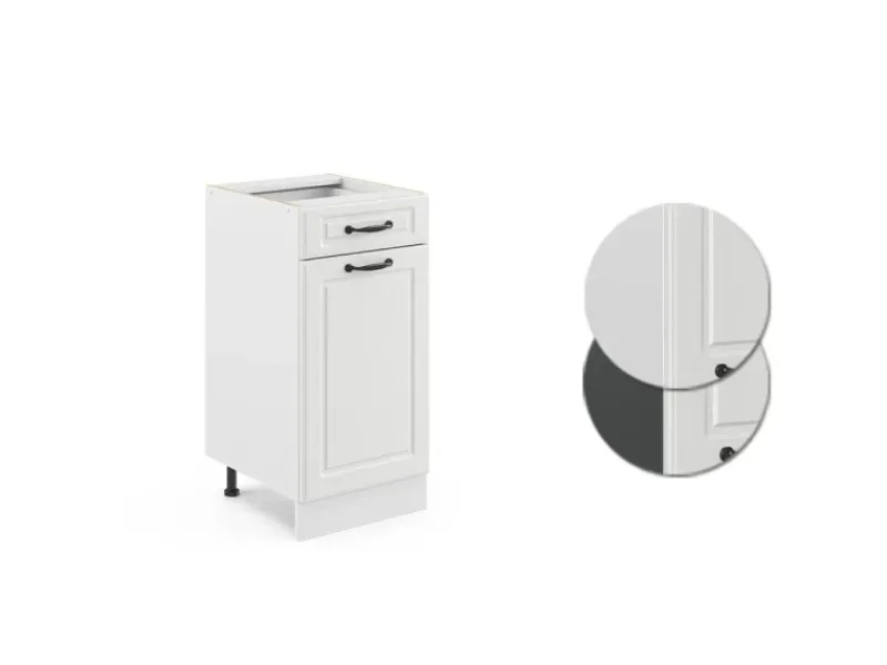 Küchenschränke<Vicco Küchenunterschrank R-Line Landhaus/ 40 cm ohne Arbeitsplatte