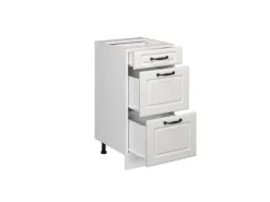Online Vicco Küchenunterschrank R-Line Landhaus/ 40 cm mit Schubladen AP Eiche Weiß