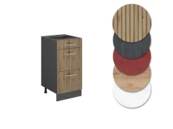 Online Vicco Küchenunterschrank R-Line Artisan-Eiche/Anthrazit 40 cm mit Schubladen ohne Arbeitsplatte Artisan Eiche