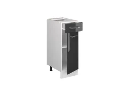 Vicco Küchenunterschrank R-Line Hochglanz/Weiß 30 cm ohne Arbeitsplatte< Küchenschränke