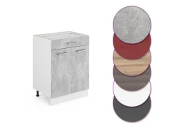 Küchenschränke<Vicco Küchenunterschrank R-Line 60 cm mit Schublade ohne Arbeitsplatte