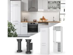 Vicco Kühlumbauschrank Fame-Line Hochschrank für die Küche Hochglanz/ 60 cm< Kühlschränke|Küchenschränke