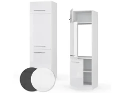 Vicco Kühlumbauschrank Fame-Line Hochschrank für die Küche Hochglanz/ 60 cm< Kühlschränke|Küchenschränke