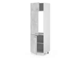Vicco Kühlumbauschrank R-Line Hochschrank für die Küche /Weiß 60 cm< Kühlschränke