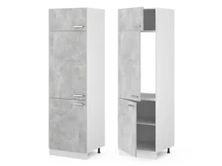 Vicco Kühlumbauschrank R-Line Hochschrank für die Küche /Weiß 60 cm< Kühlschränke