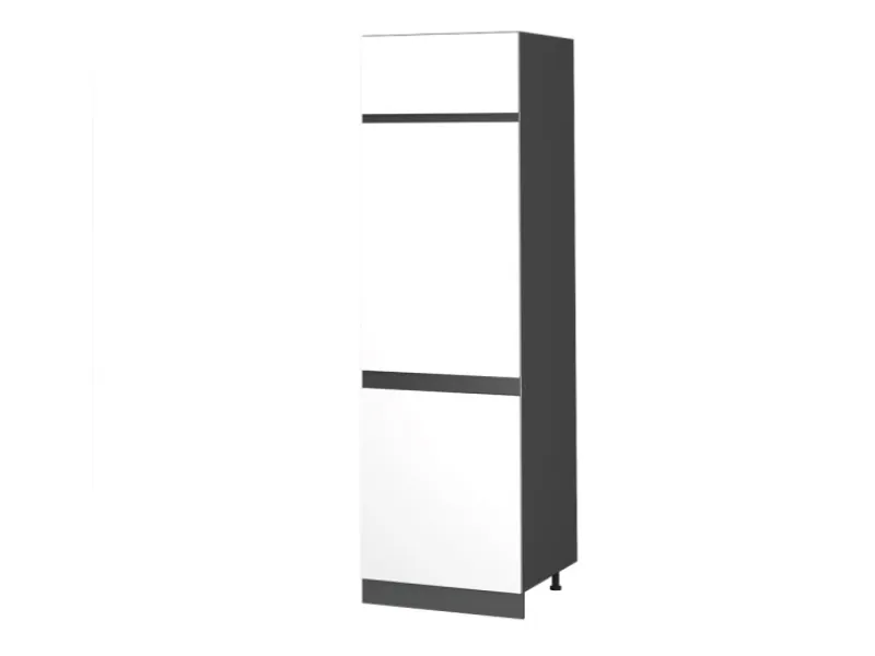 Online Vicco Kühlumbauschrank R-Line Hochschrank für die Küche /Anthrazit 60 cm J-Shape Weiß