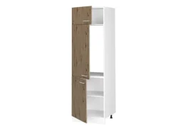 Gefrierschränke<Vicco Kühlumbauschrank R-Line Hochschrank für die Küche Artisan-Eiche/Weiß 60 cm